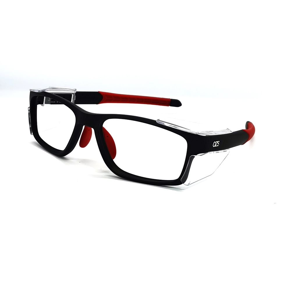 OZS WARRIOR 202 M.BLACK RED ANGLE