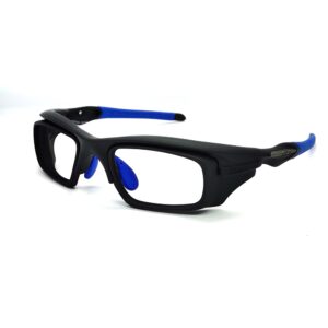 warrior 101 matte black.blue angle