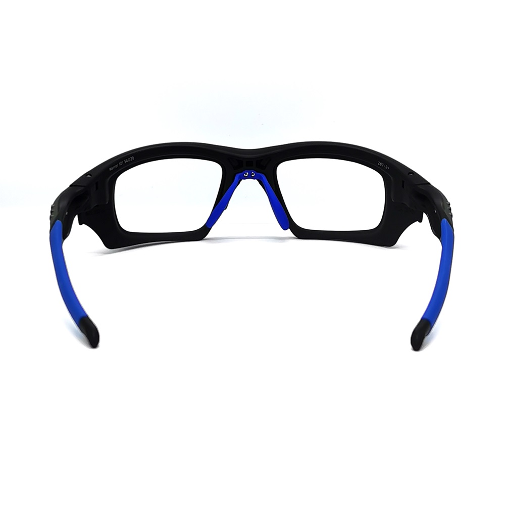 warrior 101 matte black.blue back