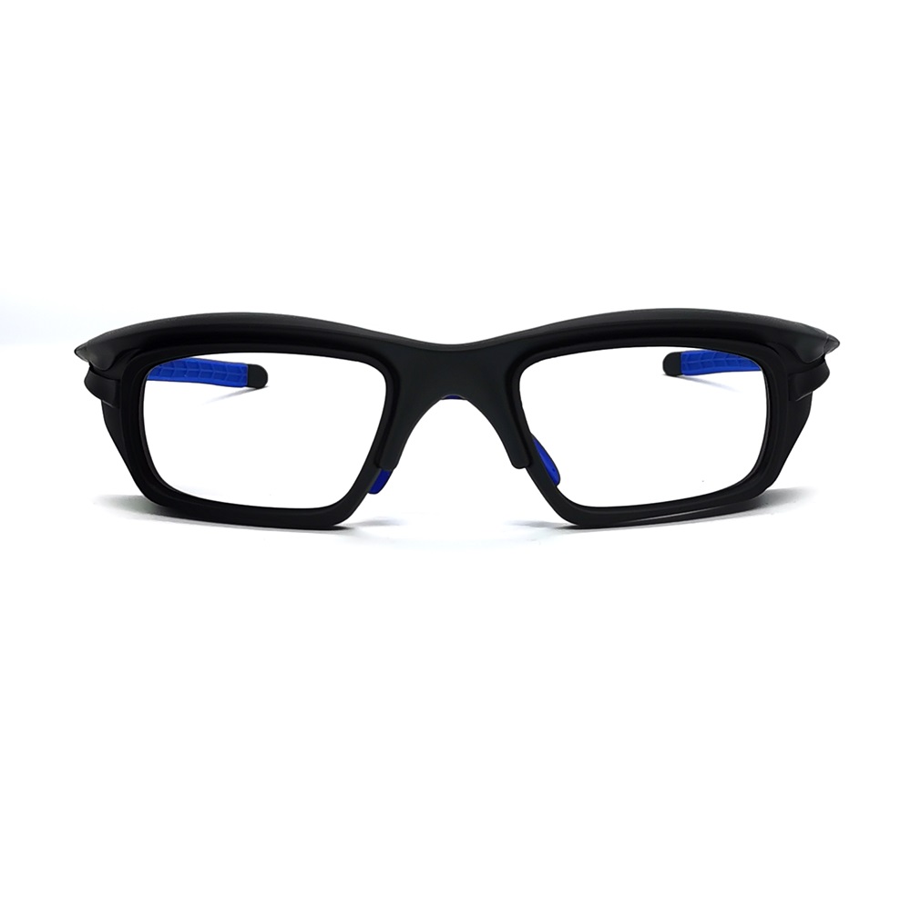 warrior 101 matte black.blue front