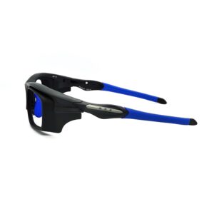 warrior 101 matte black.blue side